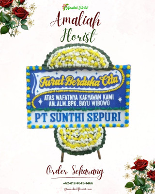 Papan Bunga Duka di Gedong Pakuon